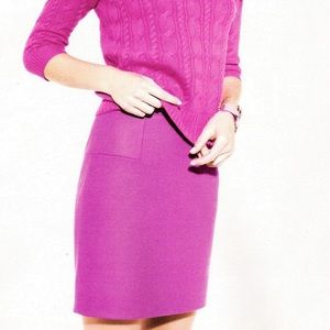 J. Crew Pink Classic Mini in Felted Wool